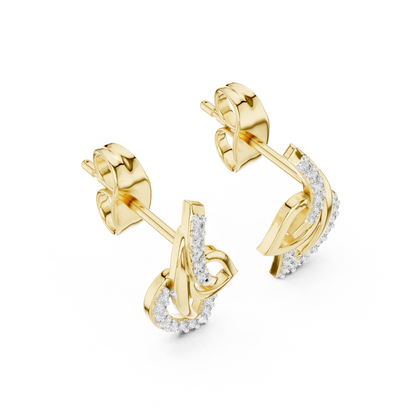 Silent Helix Ray - Eternal Knot Bloom - Brilliance Curves Through Fluid Light - Gift For Her