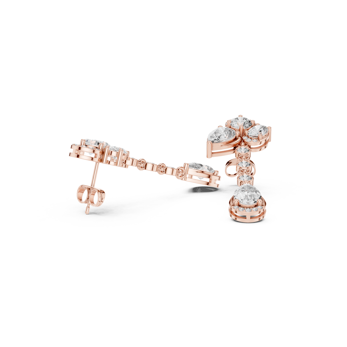 Gatsby Era Art Deco Dangles • Old Hollywood Crystal Drop Earrings • Geometric Halo Bridesmaid Gift