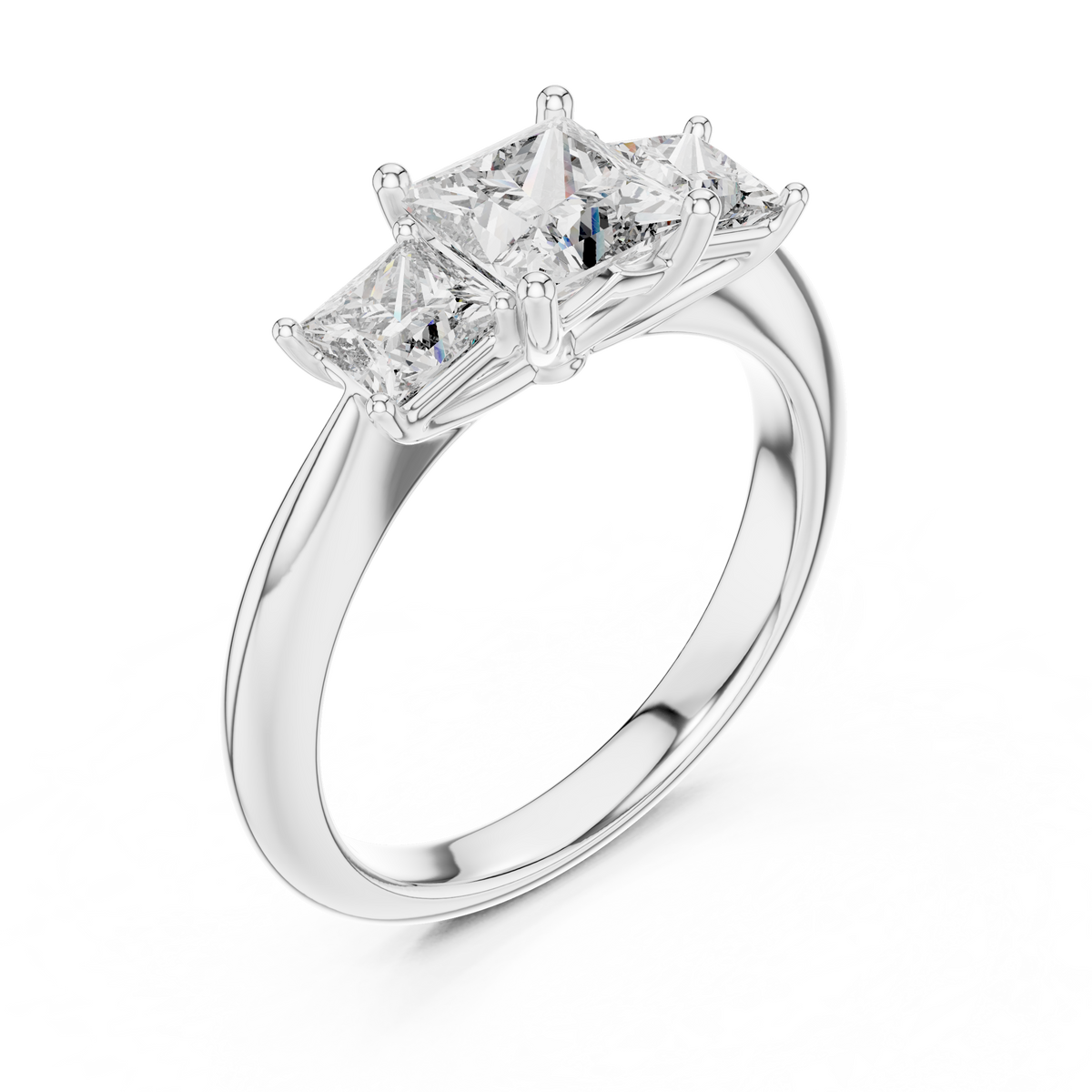 14K Solid Gold Lab Diamond Ring held on hand model demonstrating scale proportional coverage and stunning finger presence ideal for wedding engagement or luxury anniversary gift.

