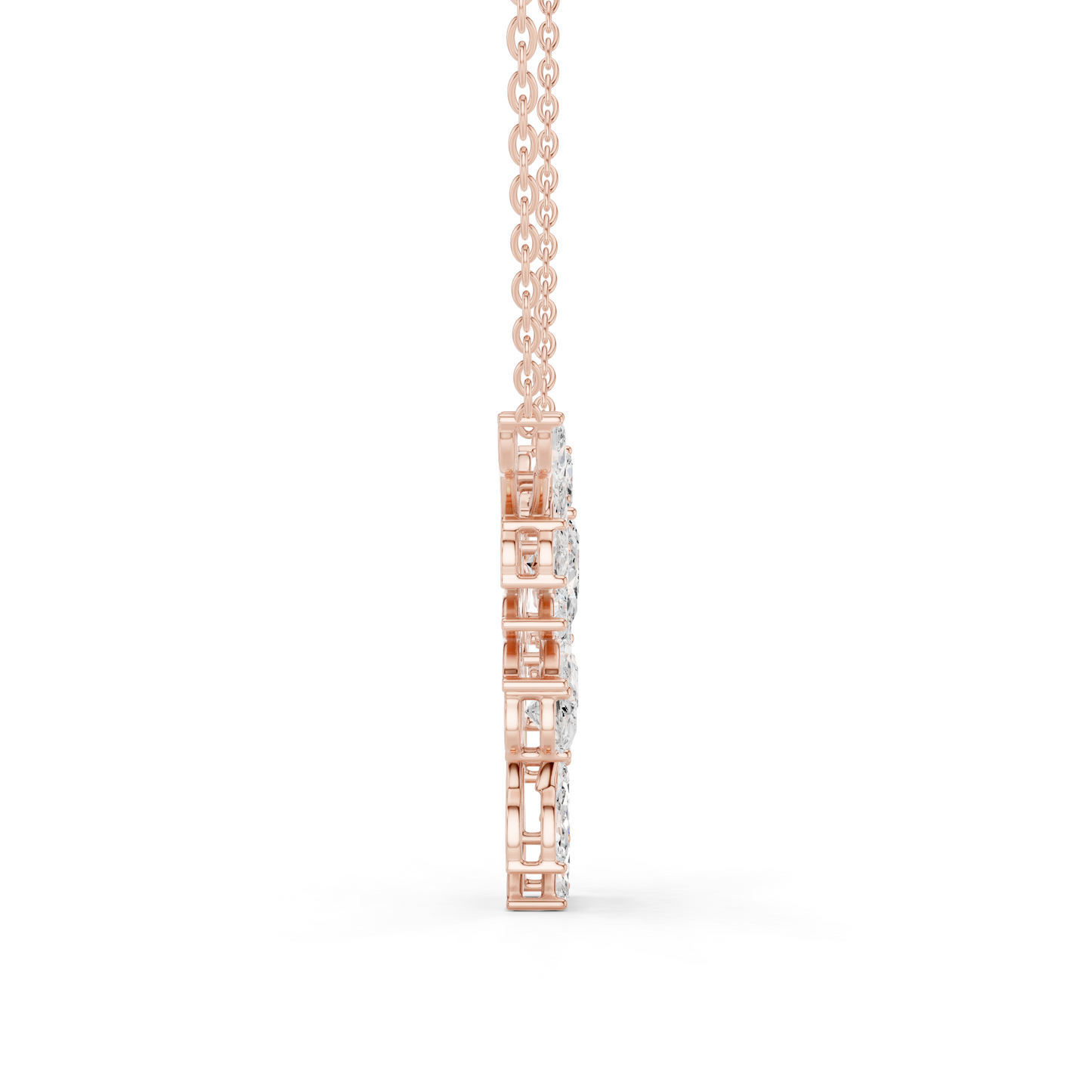 Elegant Marquise Diamond Mangal sutra | Leaf Inspired Design | Premium Wedding Jewelry Piece