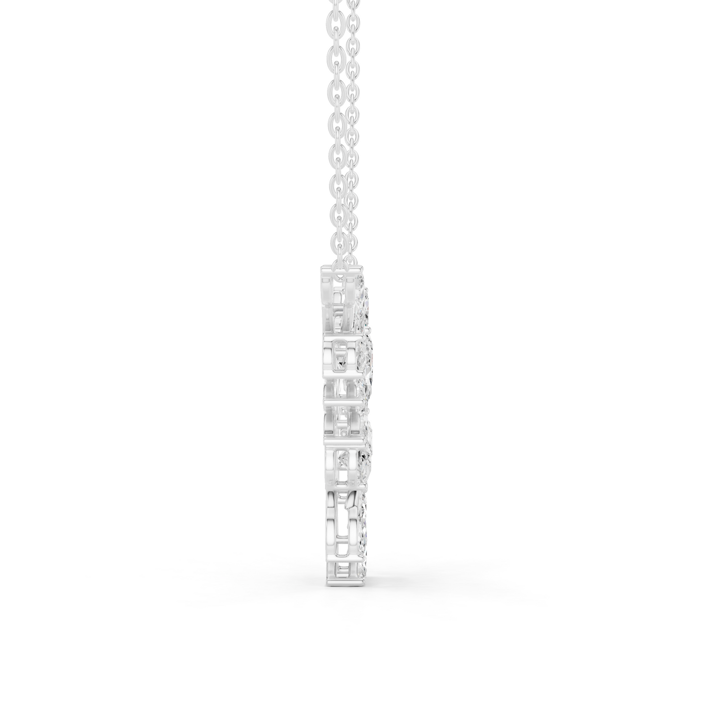 Elegant Marquise Diamond Mangal sutra | Leaf Inspired Design | Premium Wedding Jewelry Piece