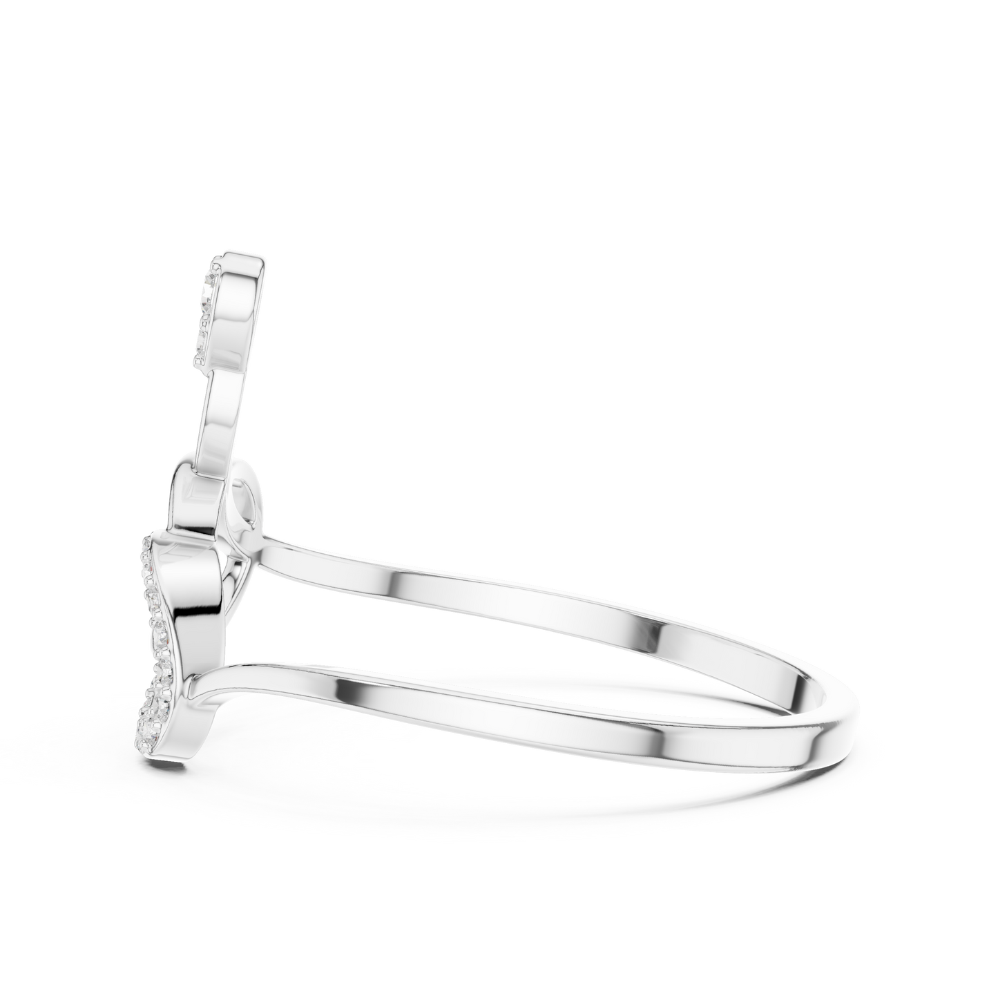 Dainty Infinity Circle Ring – Delicate Sparkling Gift for Her - Floating Circles Ring - Birthday Surprise