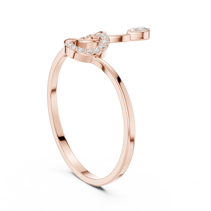 Dainty Infinity Circle Ring – Delicate Sparkling Gift for Her - Floating Circles Ring - Birthday Surprise