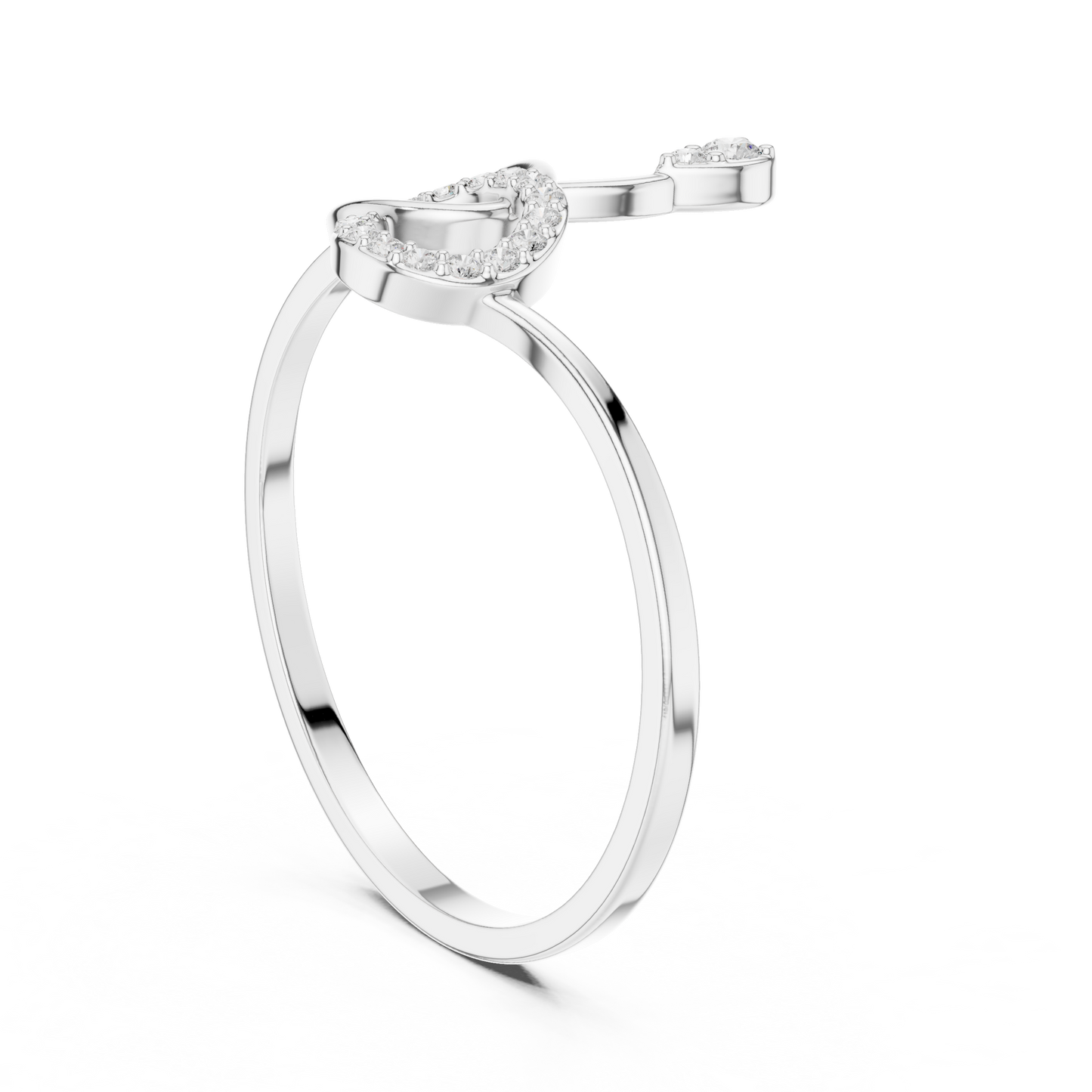 Dainty Infinity Circle Ring – Delicate Sparkling Gift for Her - Floating Circles Ring - Birthday Surprise