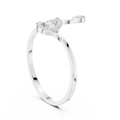 Dainty Infinity Circle Ring – Delicate Sparkling Gift for Her - Floating Circles Ring - Birthday Surprise