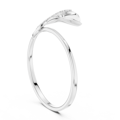 Pure Heart Diamond Band | Minimalist Fine Gold Elegance | Timeless Promise Engagement Ring For Her