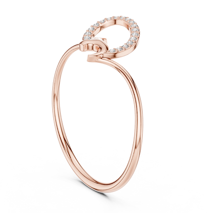 Heavenly Arc Diamond Ring | Where Art Meets Emotion | Crafted To Celebrate Everlasting Love