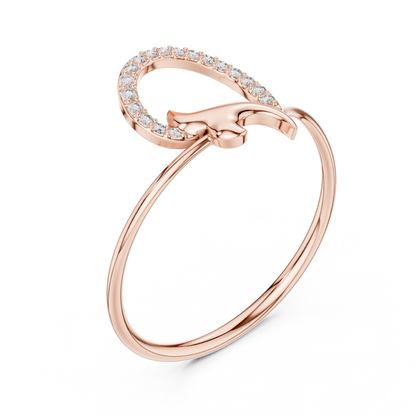 Heavenly Arc Diamond Ring | Where Art Meets Emotion | Crafted To Celebrate Everlasting Love