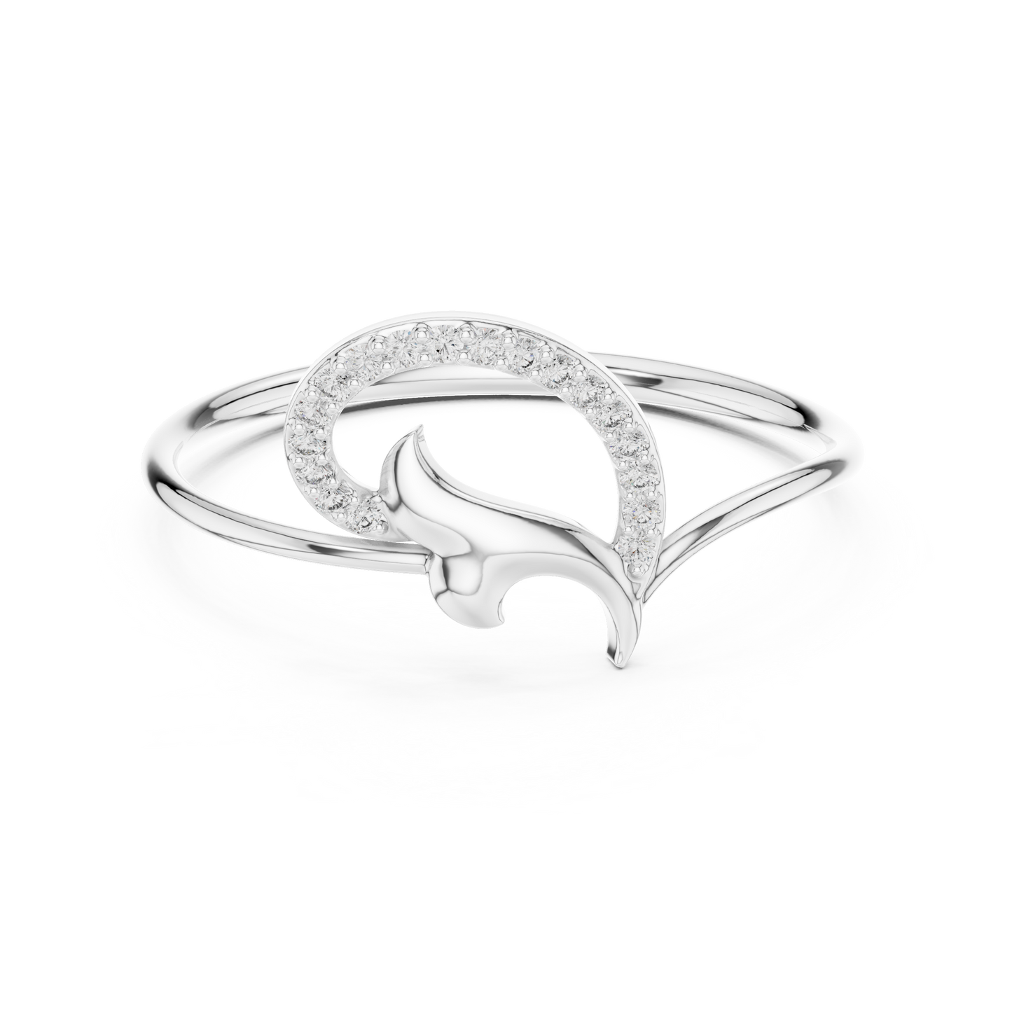 Heavenly Arc Diamond Ring | Where Art Meets Emotion | Crafted To Celebrate Everlasting Love