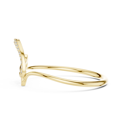 Heavenly Arc Diamond Ring | Where Art Meets Emotion | Crafted To Celebrate Everlasting Love