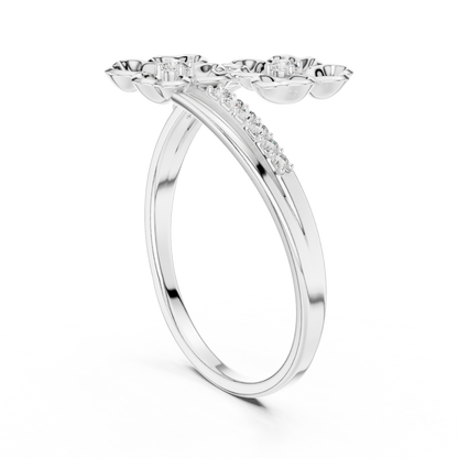 Imperial Petals of Radiant Eternity - Aurum Bloom: A Diamond Sonata - Floral Alchemy in Precious Light