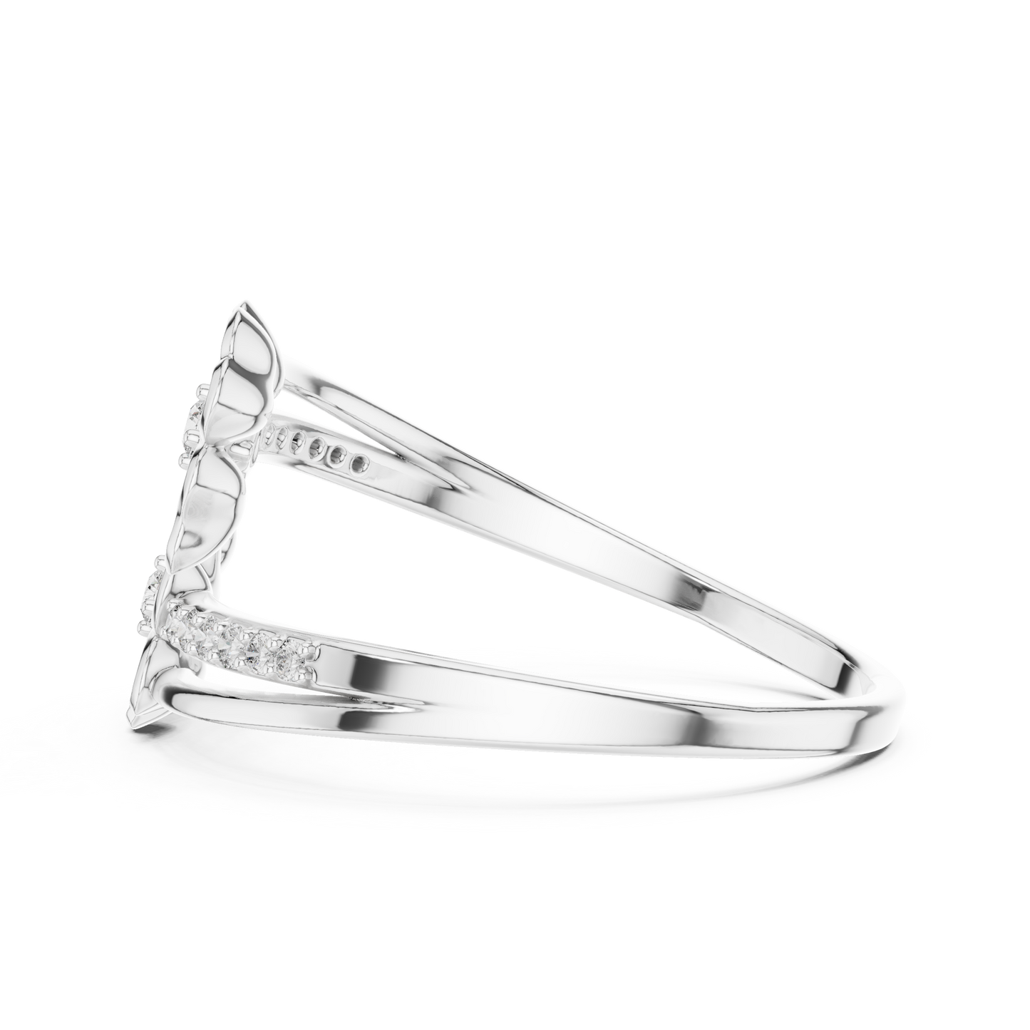 Imperial Petals of Radiant Eternity - Aurum Bloom: A Diamond Sonata - Floral Alchemy in Precious Light