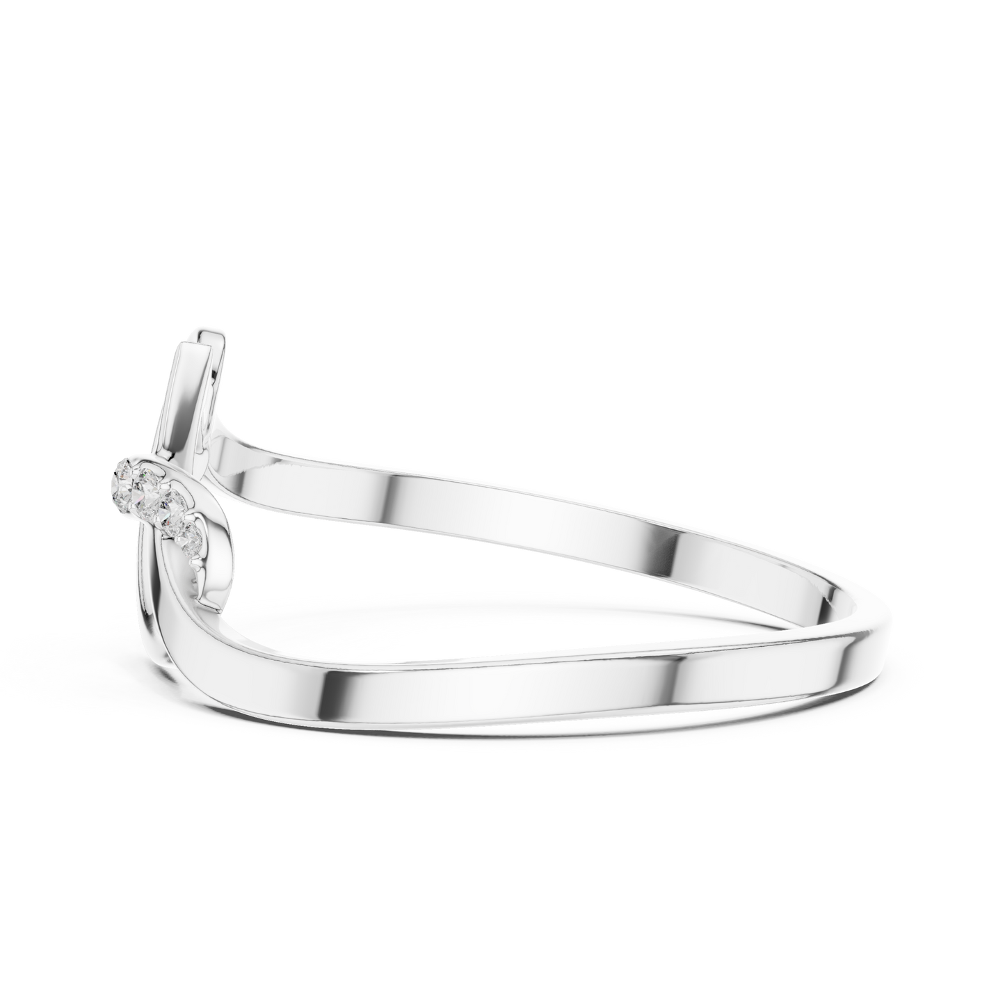 Stylish Knot Diamond | Modern Gold Ring | Premium Handmade Jewelry Collection