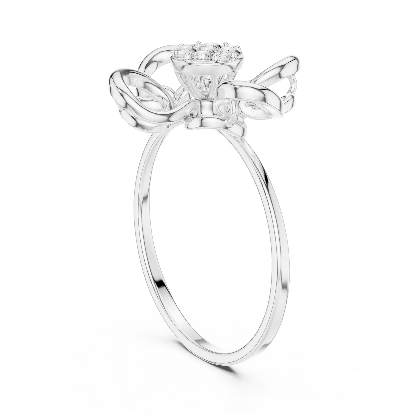 Supreme Bloom Diamond Ring | Premium 925 Sterling Silver Couture Craft | Unmatched Sparkle For Elite Style