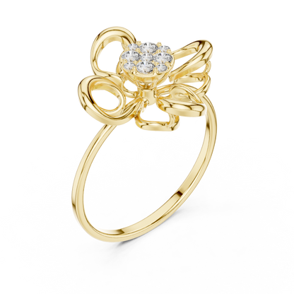 Supreme Bloom Diamond Ring | Premium 925 Sterling Silver Couture Craft | Unmatched Sparkle For Elite Style