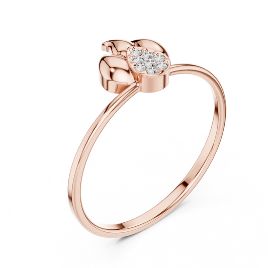 Atelier Floral Diamond Ring | Pure Gold Sculpture | Luxury Crafted Beyond Ordinary Beauty