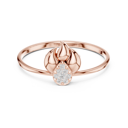 Atelier Floral Diamond Ring | Pure 925 Sterling Silver Sculpture | Luxury Crafted Beyond Ordinary Beauty