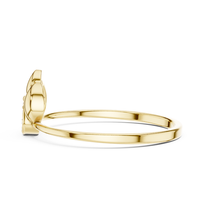 Atelier Floral Diamond Ring | Pure 925 Sterling Silver Sculpture | Luxury Crafted Beyond Ordinary Beauty