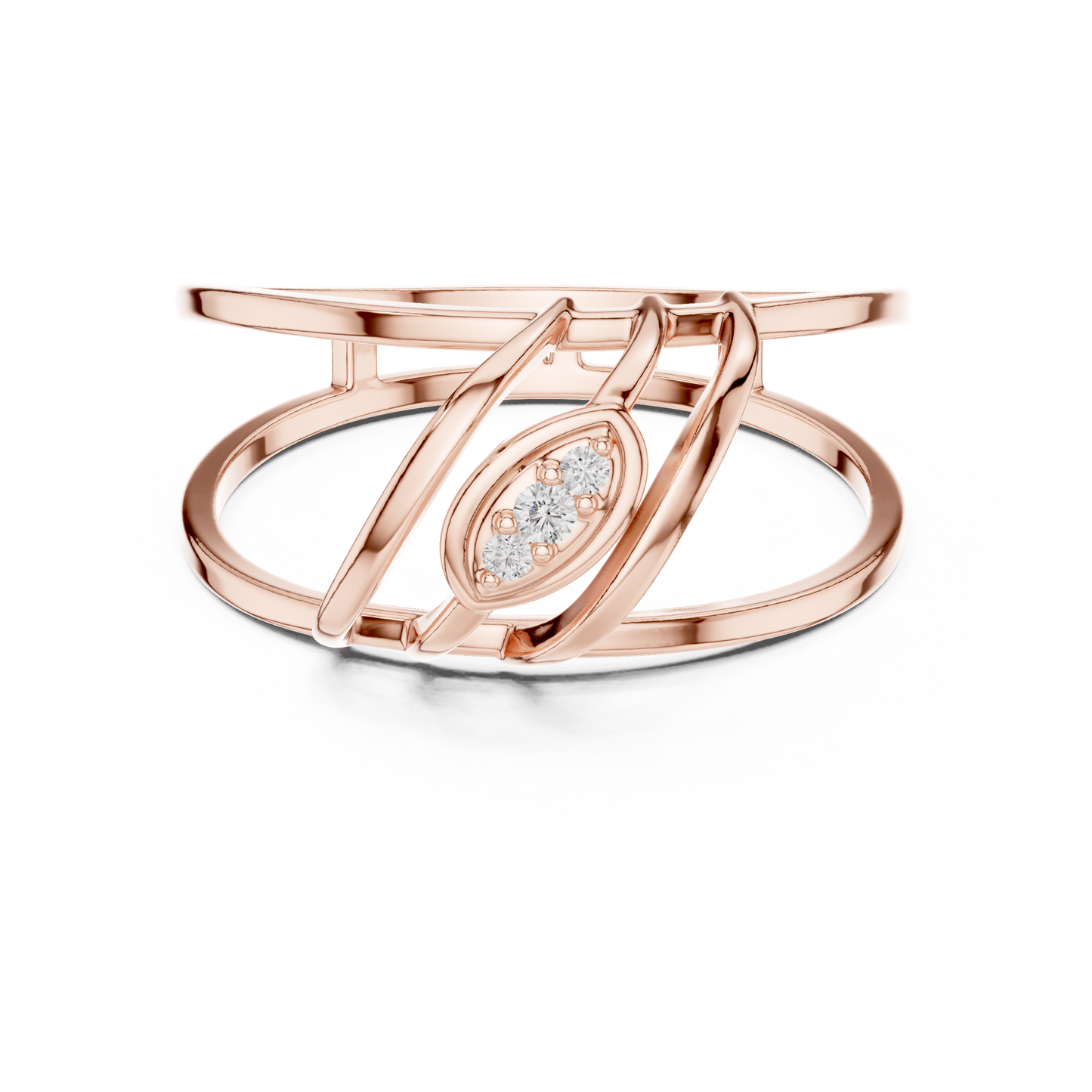 Next Generation Diamond | Designer Silver Gold PlatedRing | Luxury Engagement Jewelry For Modern Brides
