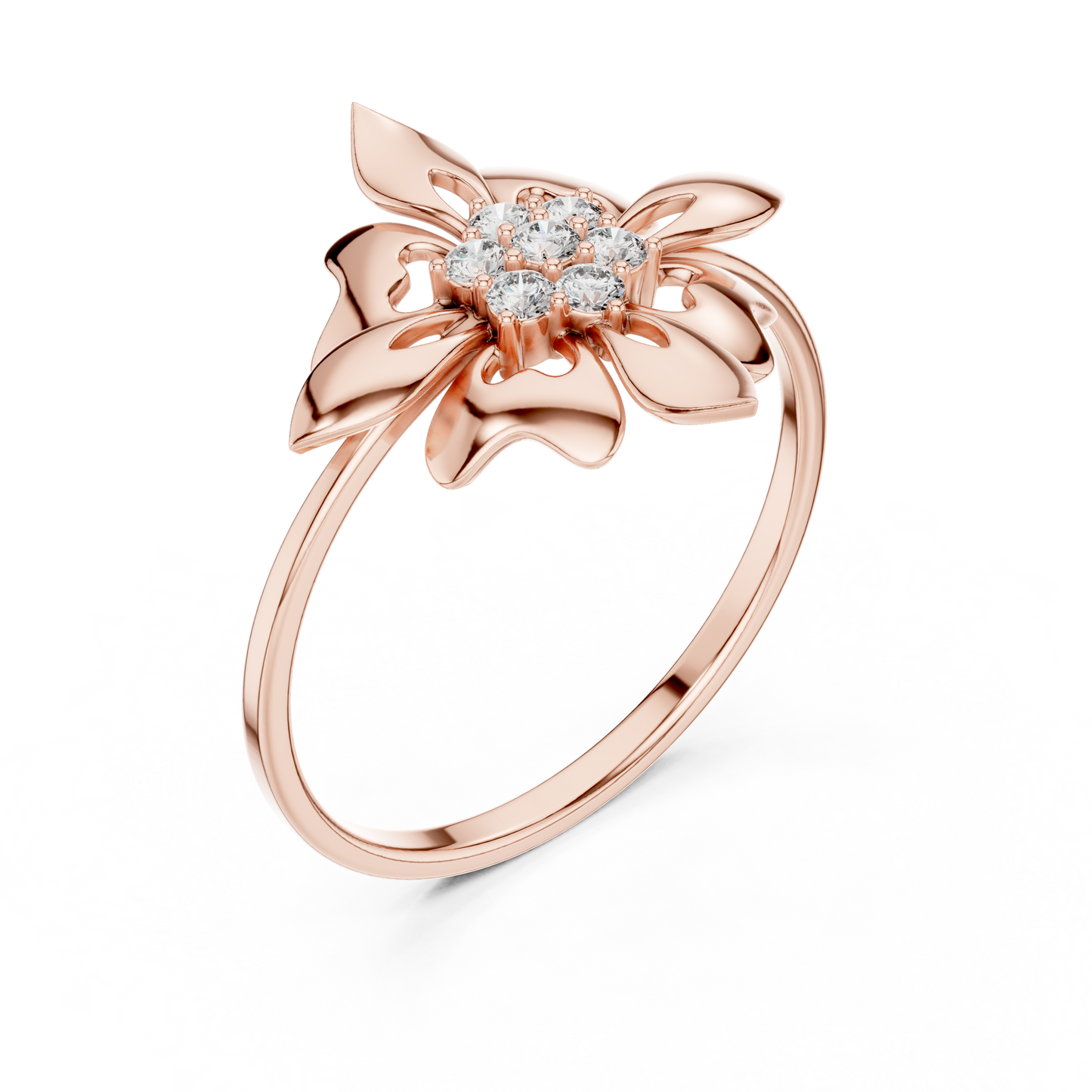 Elysian Bloom Diamond | Haute Jewelry Ring | Where Art Meets Eternal Wealth