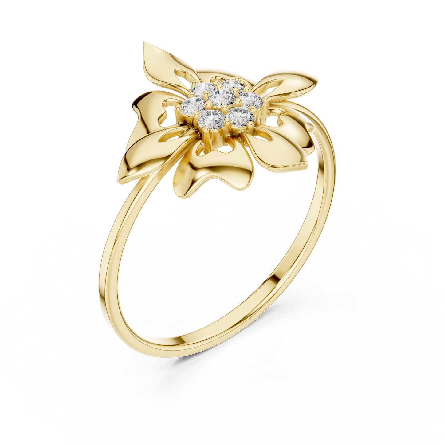 Elysian Bloom Diamond | Haute Jewelry Ring | Where Art Meets Eternal Wealth