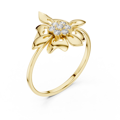 Elysian Bloom Diamond | Haute Jewelry Ring | Where Art Meets Eternal Wealth