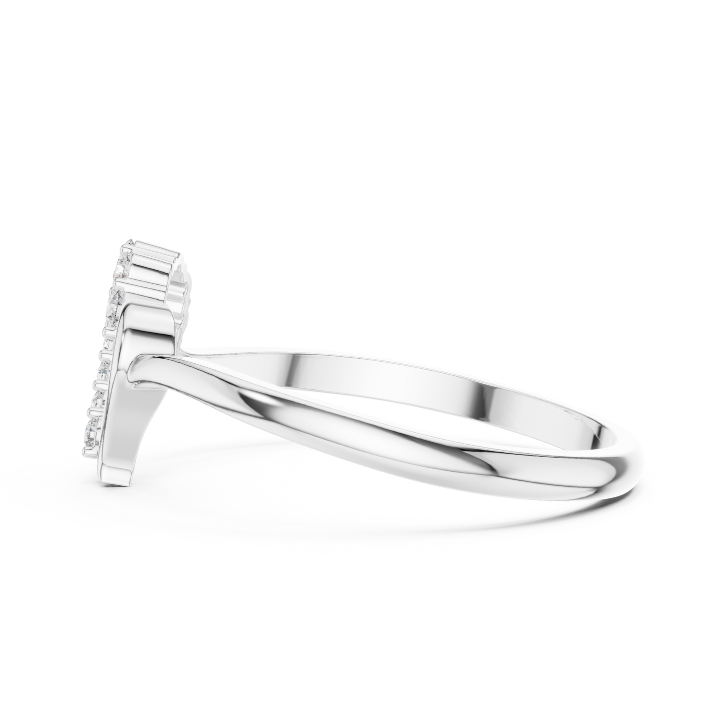 Sparkling Heart Shape Ring | Timeless Diamond Jewelry | Anniversary Gift For Her Love