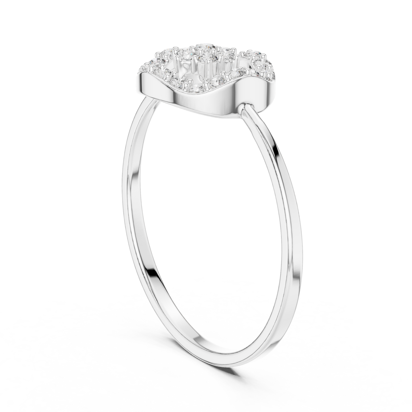 Starlight Diamond Halo Ring - High Jewelry Luxury Edition - Regal Silver Gold PlatedBrilliance For Eternity