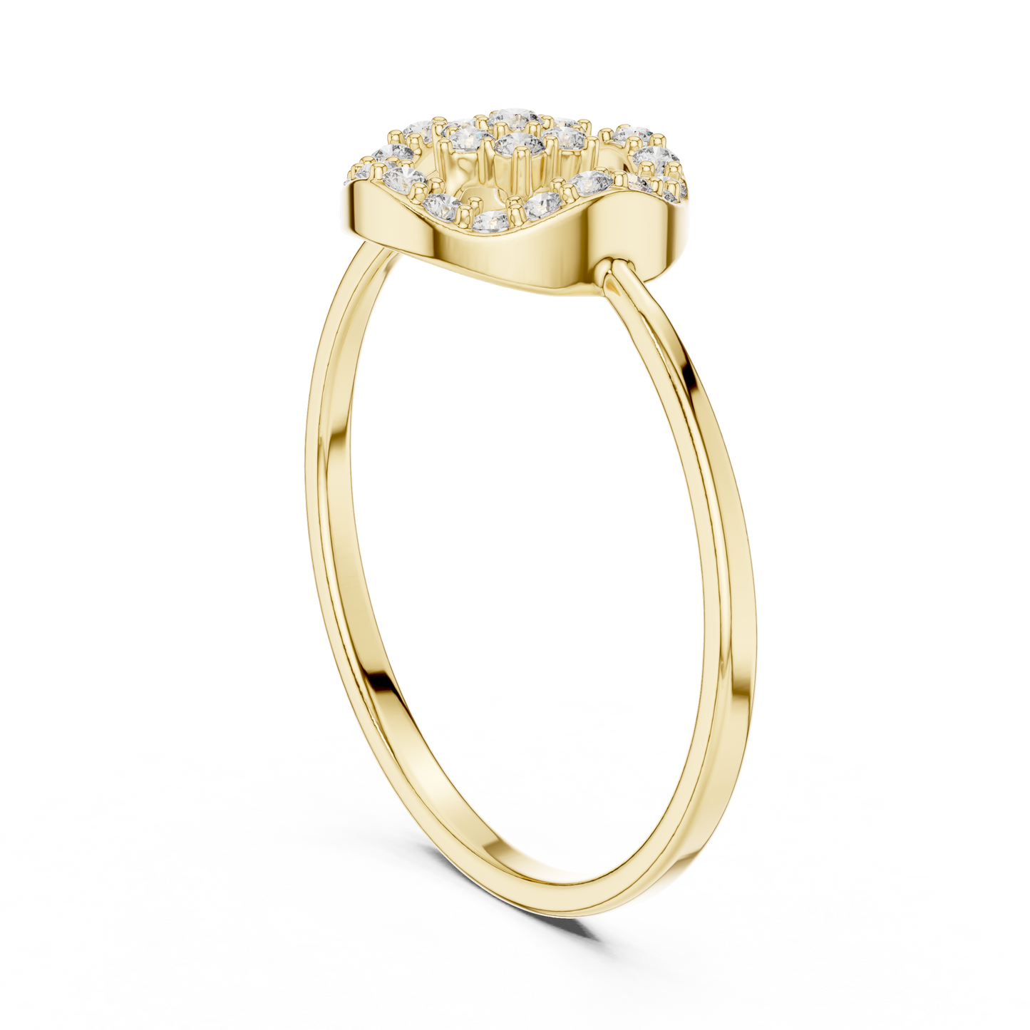 Starlight Diamond Halo Ring - High Jewelry Luxury Edition - Regal Silver Gold PlatedBrilliance For Eternity