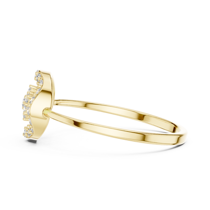 Starlight Diamond Halo Ring - High Jewelry Luxury Edition - Regal Silver Gold PlatedBrilliance For Eternity