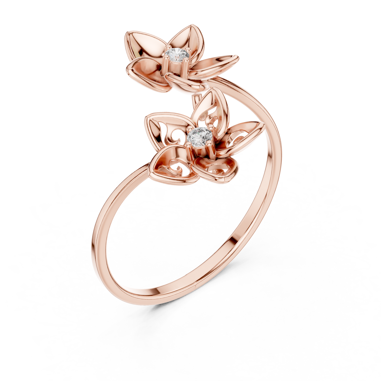 Aristocratic bloom atelier - Diamond fire whispers - Luxury sculpted at its zenith