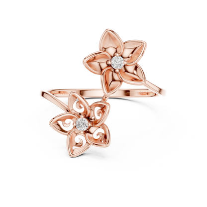 Aristocratic bloom atelier - Diamond fire whispers - Luxury sculpted at its zenith