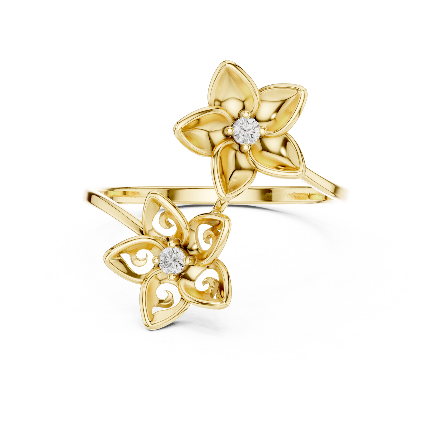 Aristocratic bloom atelier - Diamond fire whispers - Luxury sculpted at its zenith