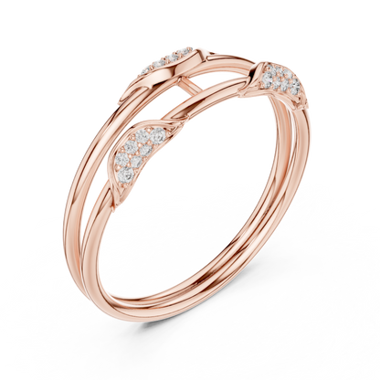 Divine Axis Power Ring | Diamond Continuum Flow Band | Forged For The Fearlessly Elite