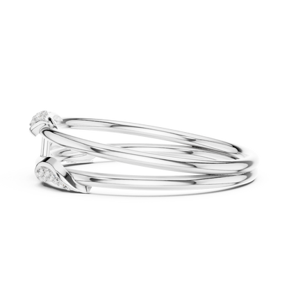 Divine Axis Power Ring | Diamond Continuum Flow Band | Forged For The Fearlessly Elite