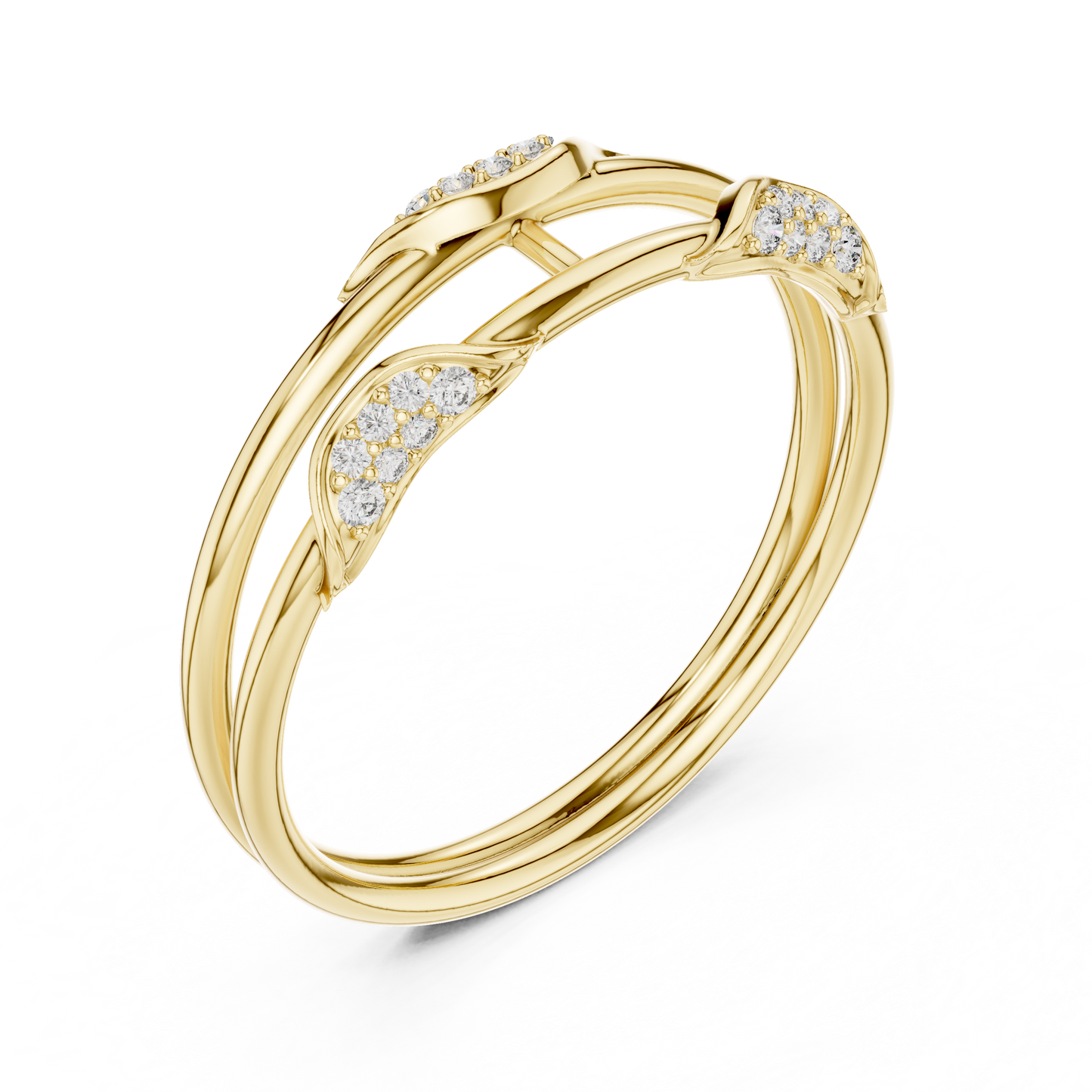 Divine Axis Power Ring | Diamond Continuum Flow Band | Forged For The Fearlessly Elite