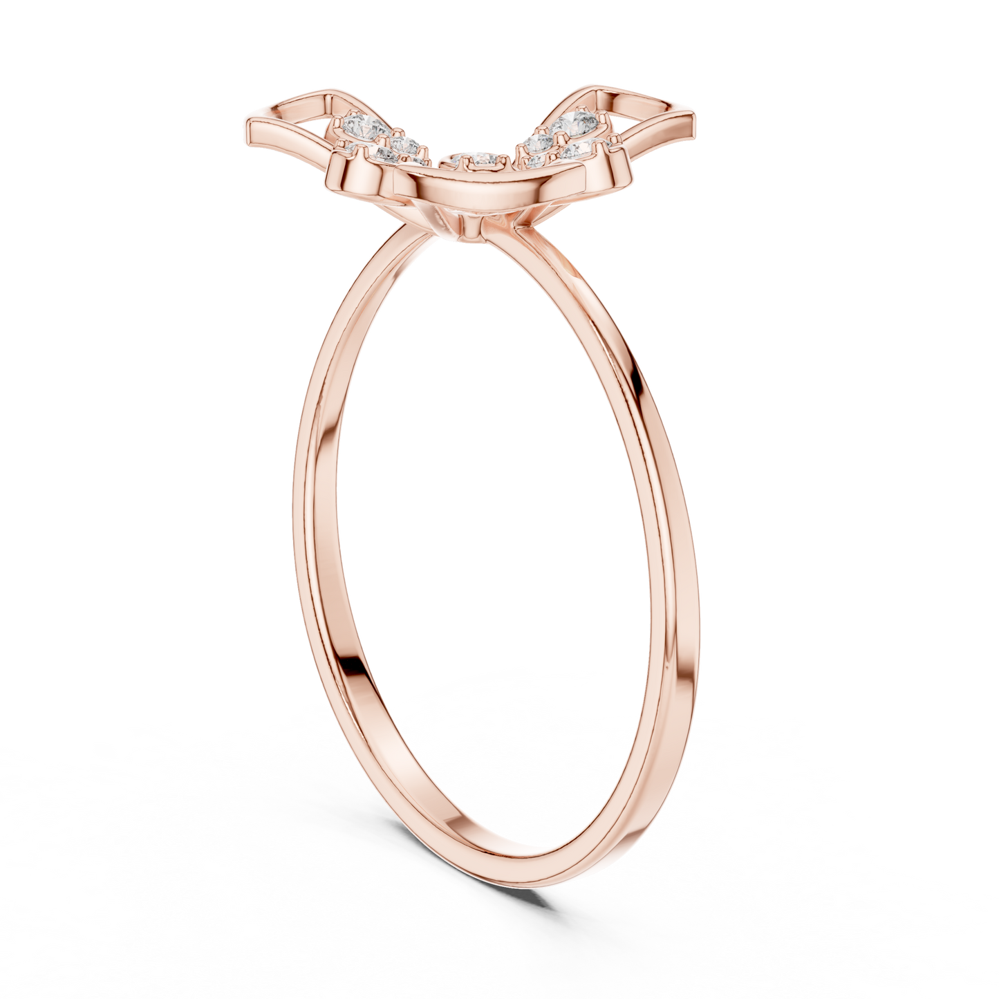 Romantic Floral Diamond Ring | Luxury Gold Finish Craft | Celebrate Love With Sparkle