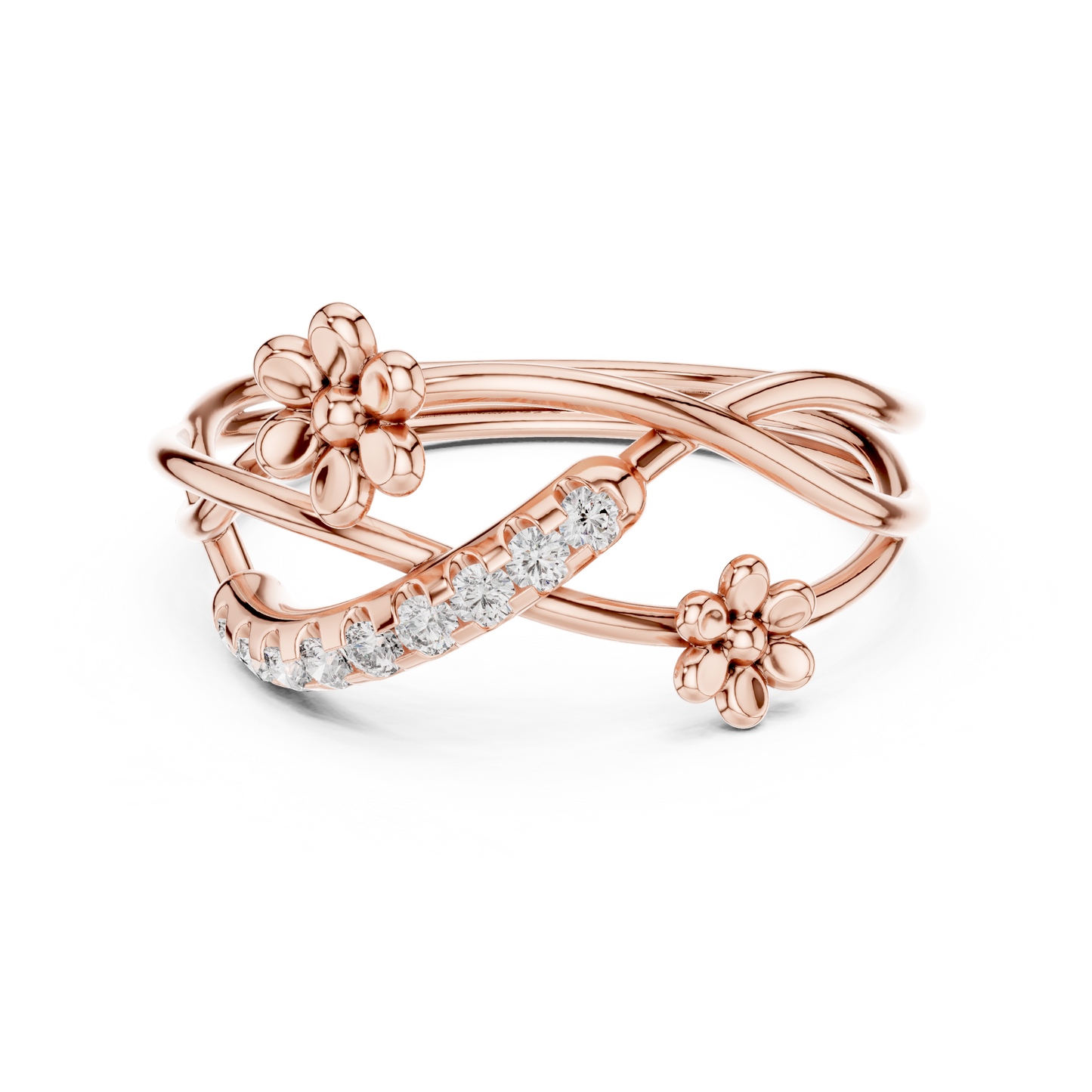 Feminine floral luxury - Soft sparkling beauty - Designed for lasting impressions