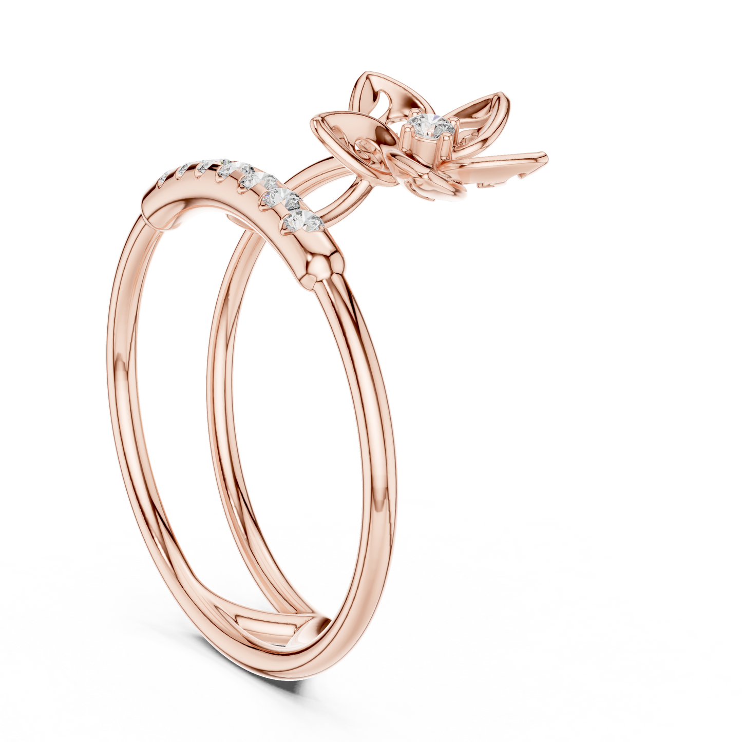 Exquisite diamond blossom | modern luxury style | crafted to celebrate your love
