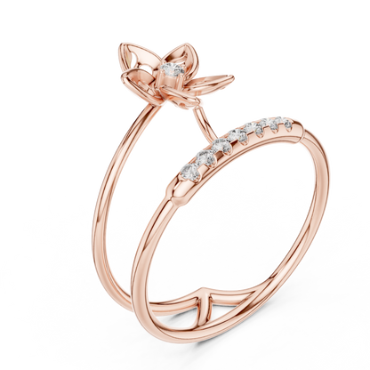 Exquisite diamond blossom | modern luxury style | crafted to celebrate your love