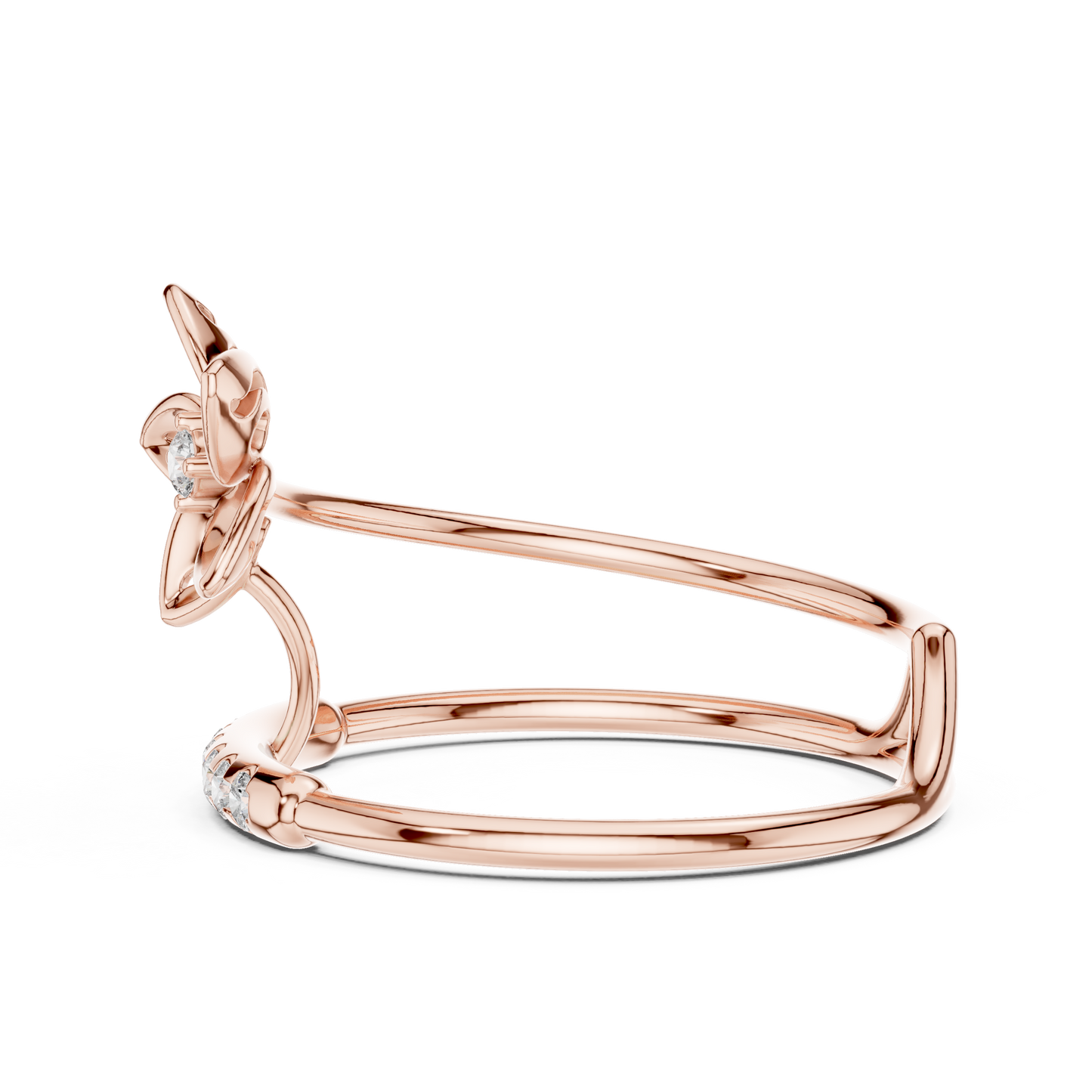 Exquisite diamond blossom | modern luxury style | crafted to celebrate your love