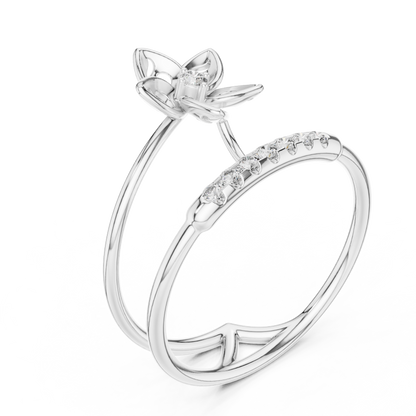 Exquisite diamond blossom | modern luxury style | crafted to celebrate your love