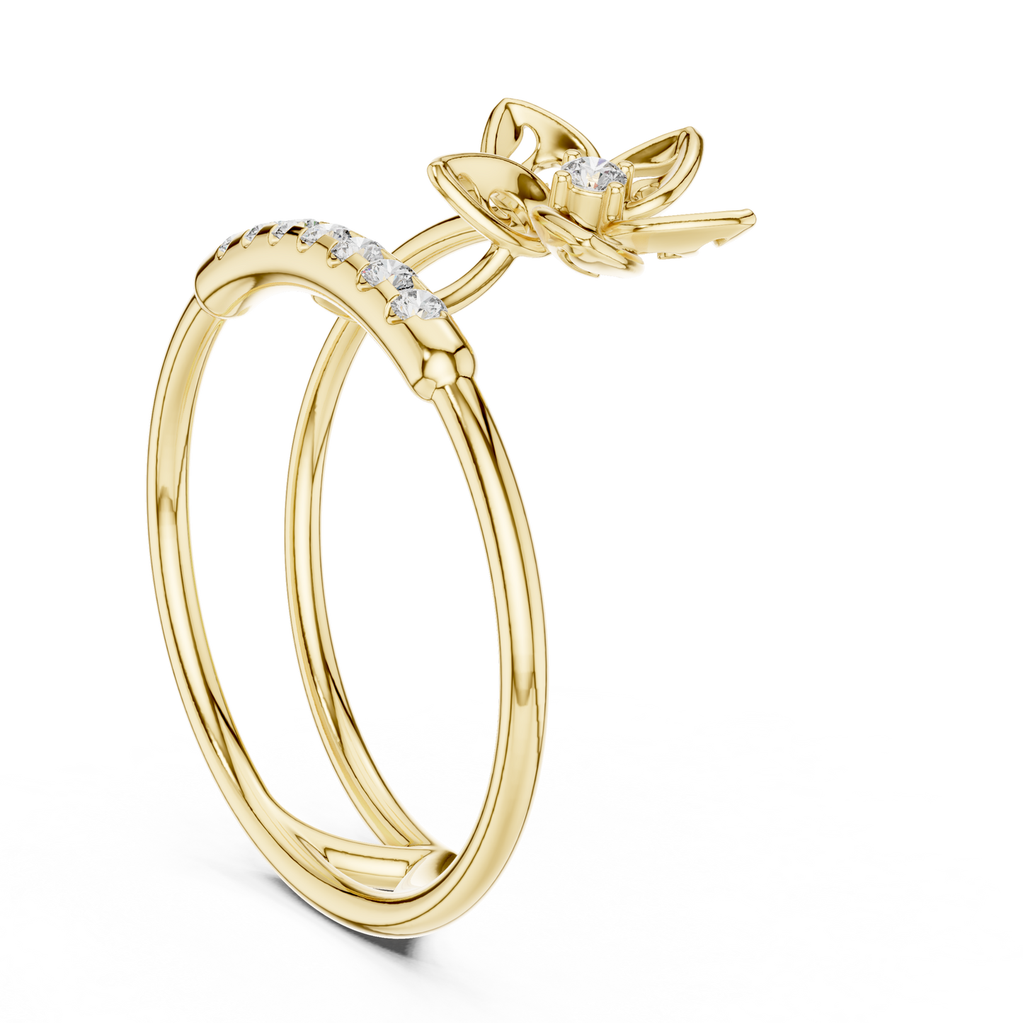 Exquisite diamond blossom | modern luxury style | crafted to celebrate your love