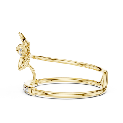 Exquisite diamond blossom | modern luxury style | crafted to celebrate your love