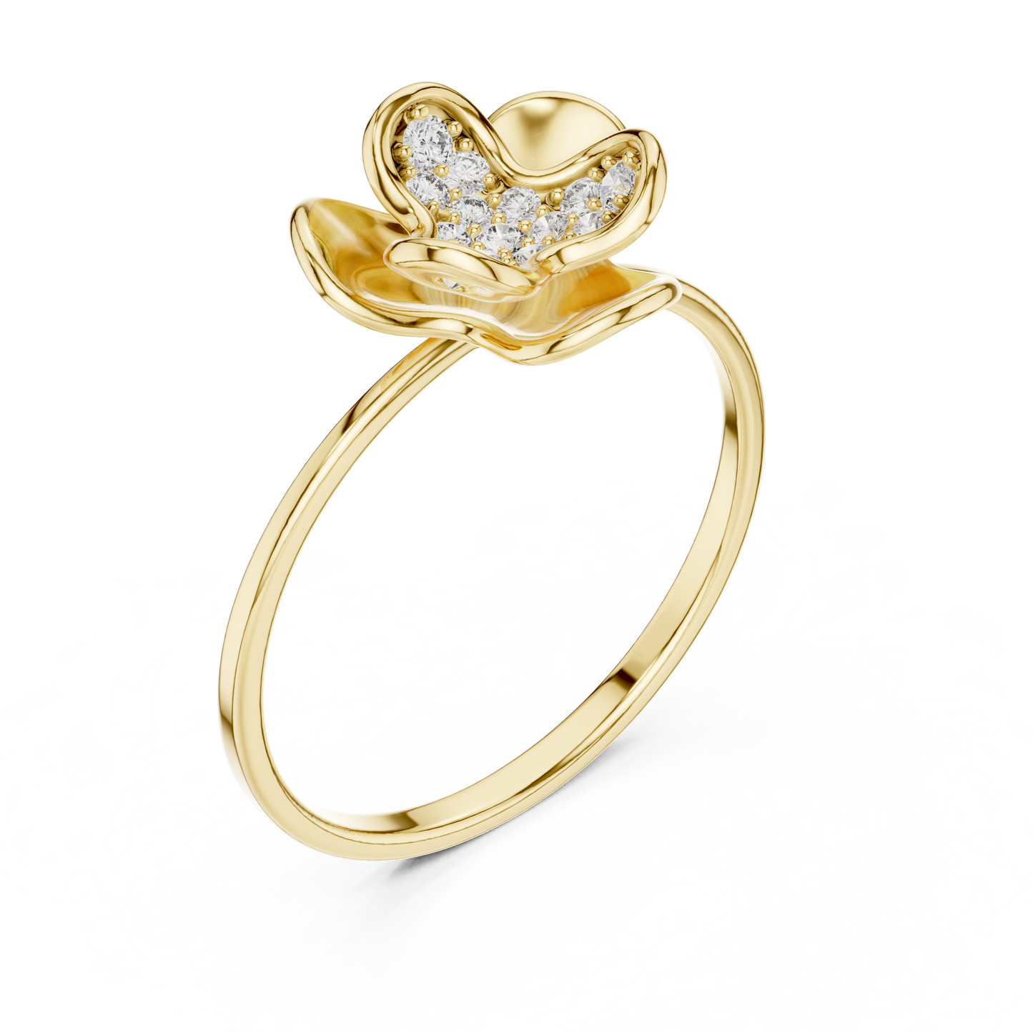 Royal Petals Diamond Ring | Ultra Luxe Floral | A Signature Of Rare Sophistication