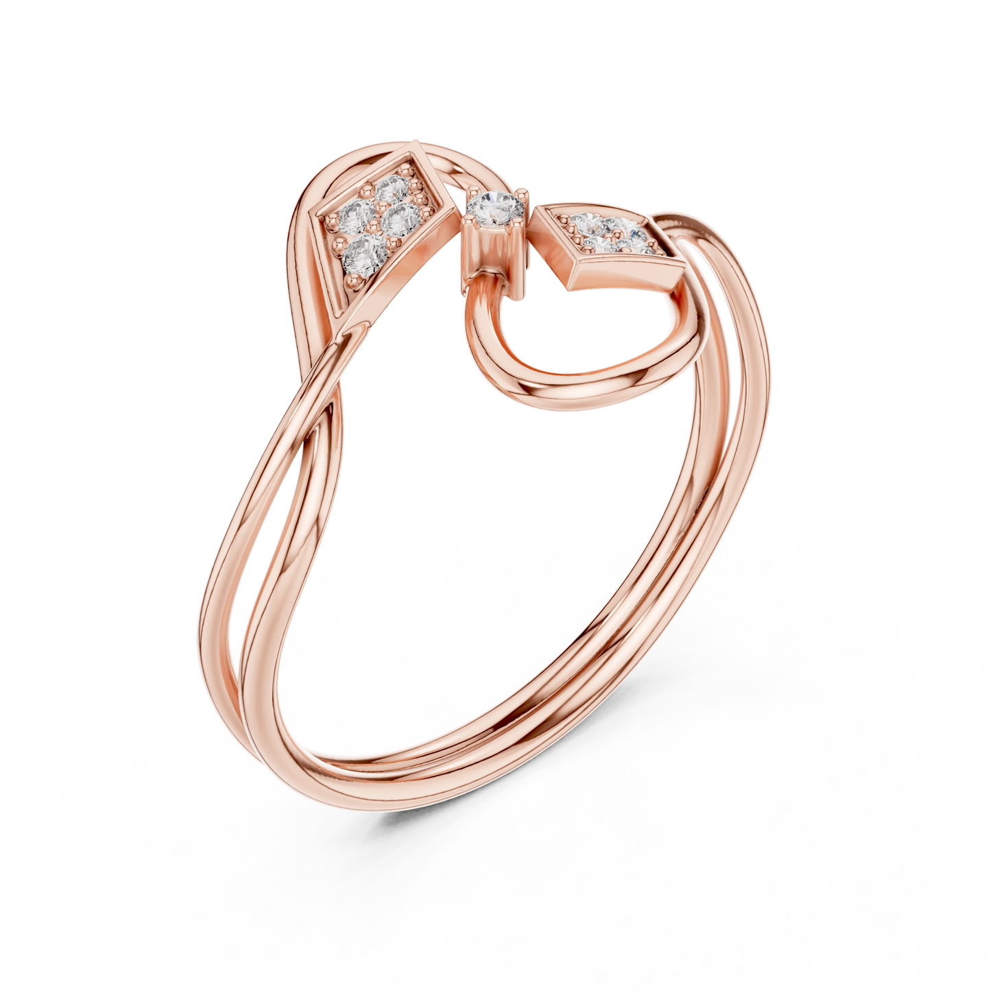 Royal Interlock Design | Brilliant Diamond Harmony | Timeless Luxury Symbol Of Power