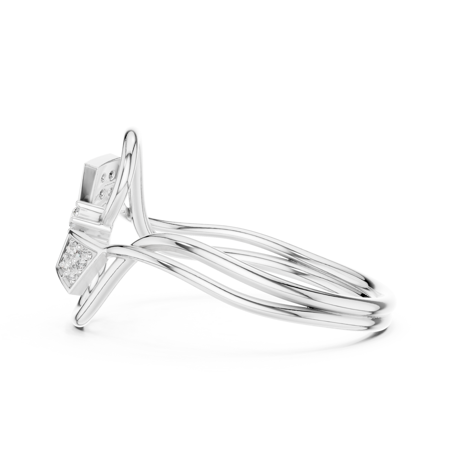 Royal Interlock Design | Brilliant Diamond Harmony | Timeless Luxury Symbol Of Power