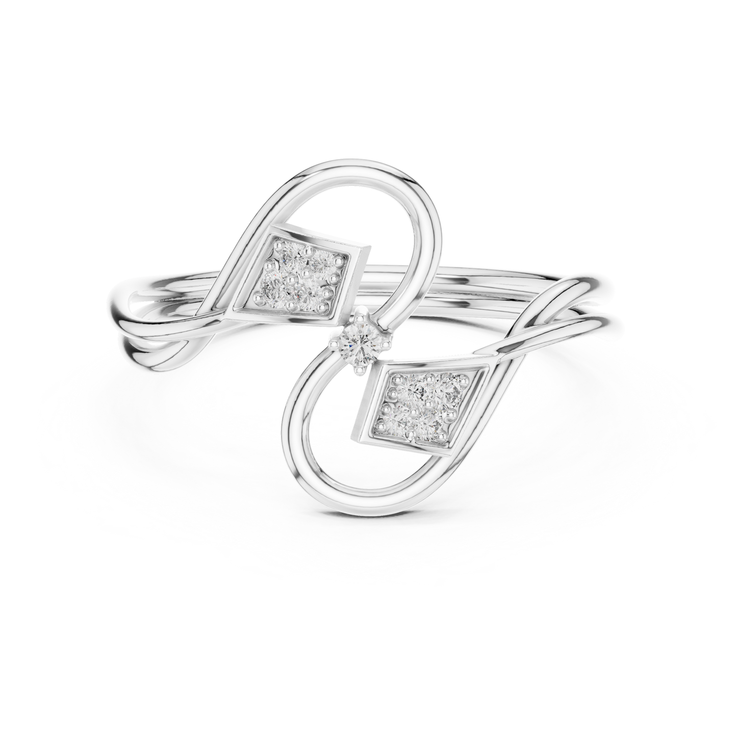 Royal Interlock Design | Brilliant Diamond Harmony | Timeless Luxury Symbol Of Power