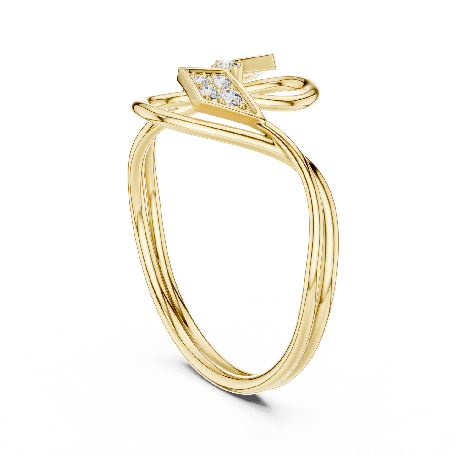 Royal Interlock Design | Brilliant Diamond Harmony | Timeless Luxury Symbol Of Power