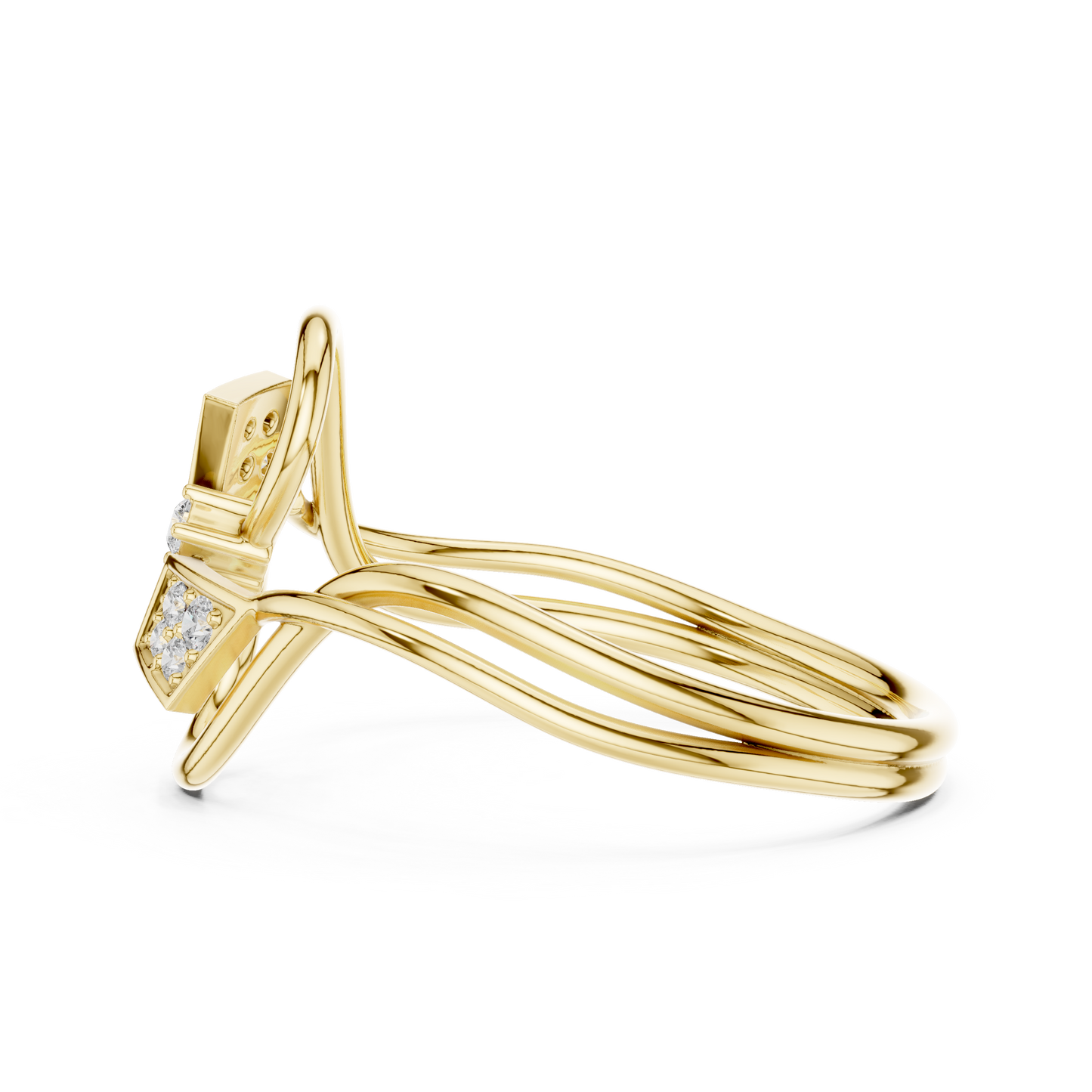 Royal Interlock Design | Brilliant Diamond Harmony | Timeless Luxury Symbol Of Power